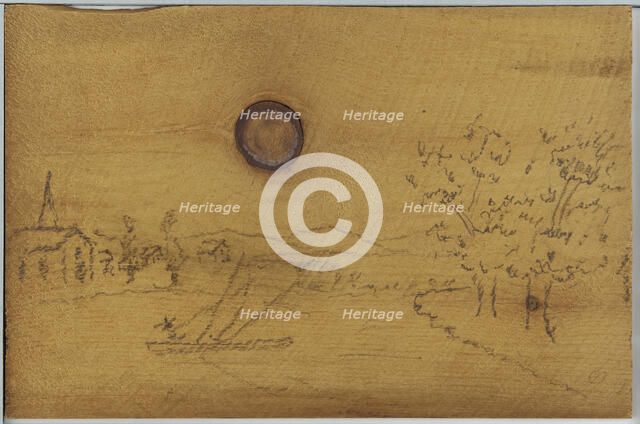 River Landscape, 1866-1878. Creator: James Abbott McNeill Whistler.