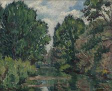 River Landscape, 1910-1929. Creator: Alfred William Finch