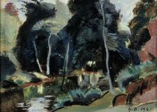 River Landscape, 1921. Creator: Yrjö Aleksander Ollila