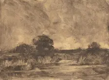 River Landscape, about 1885. Creator: Willis Seaver Adams