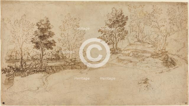 River Landscape. Creator: Unknown.