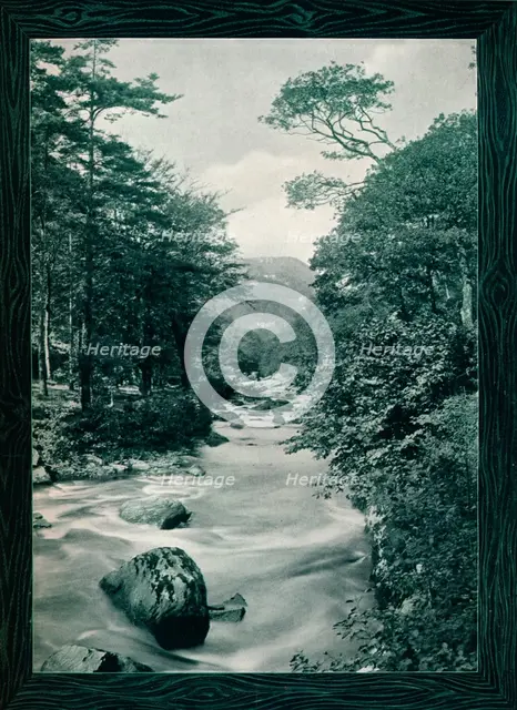 'River Lyn, Lynmouth', c1908. Artist: Photochrom Co Ltd of London.