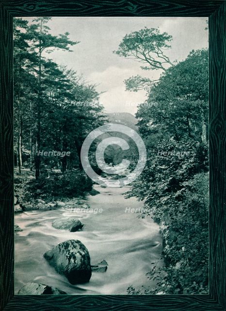 'River Lyn, Lynmouth', c1908. Artist: Photochrom Co Ltd of London.