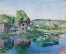 River Sandvikselven, 1890. Creator: Harriet Backer