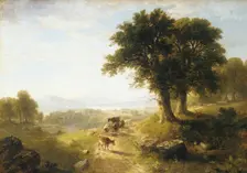 River Scene, 1854. Creator: Asher Brown Durand