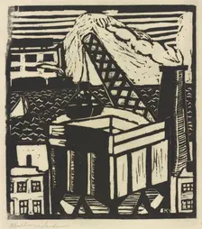 River Scene, ca.1935 - 1943. Creator: Katherine Sanderson