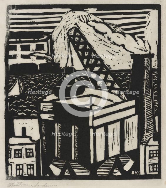 River Scene, ca.1935 - 1943. Creator: Katherine Sanderson.