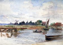River Scene c1864-1930. Artist: Anna Lea Merritt