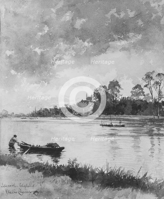 River Scene in England. Creator: James Wells Champney.