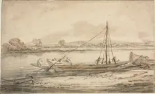 River Scene, n.d. Creator: Abraham de Verwer