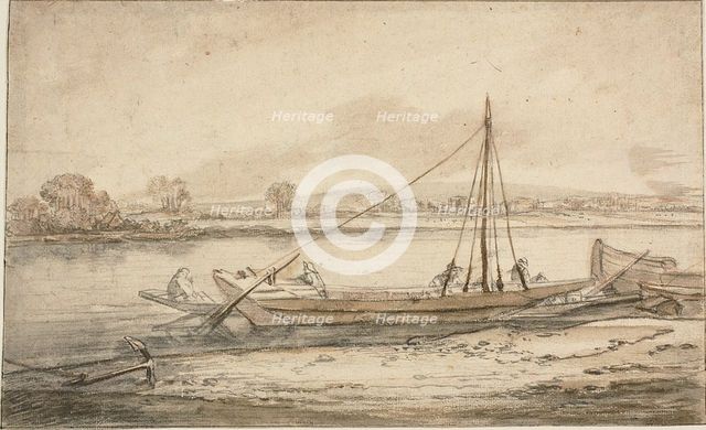 River Scene, n.d. Creator: Abraham de Verwer.