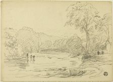 River Scene, n.d. Creator: David Cox the elder
