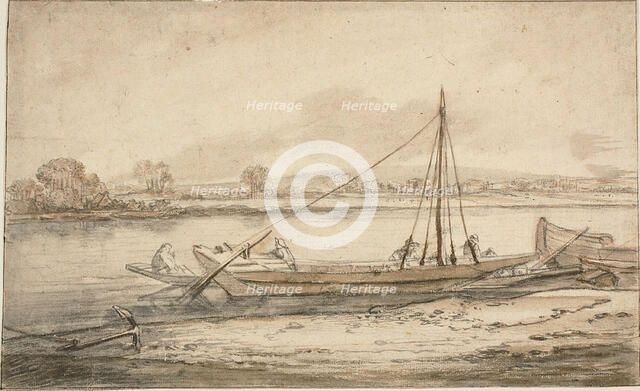 River Scene, n.d. Creator: Abraham de Verwer.