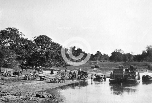 River scene, Rio Corrientes, Paraguay, 1911. Artist: Unknown