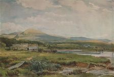 River Scene with Cottages c1887. Artist: Thomas Collier