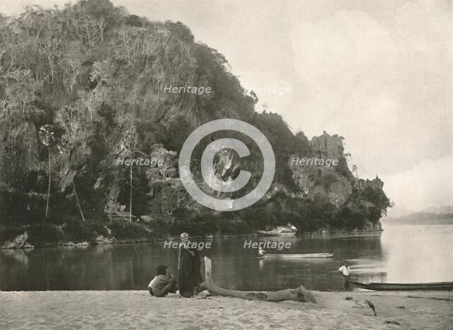 'River Scene - The Second Defile, near Bhamo', 1900. Creator: Unknown.