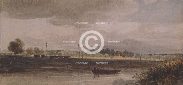 River Scene [undated], c1820s. Creator: David Cox the Elder.