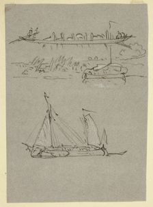 River Scenes, n.d. Creator: William Alfred Delamotte