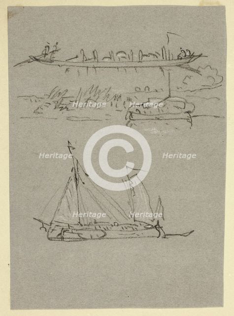 River Scenes, n.d. Creator: William Alfred Delamotte.