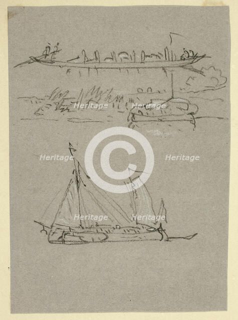 River Scenes, n.d. Creator: William Alfred Delamotte.