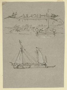 River Scenes, n.d. Creator: William Alfred Delamotte