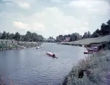 River Severn, Shrewsbury, Shropshire, c1955. Creator: Arthur Charles Kirby Ware