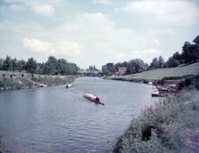River Severn, Shrewsbury, Shropshire, c1955. Creator: Arthur Charles Kirby Ware