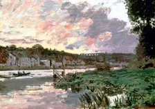 River Seine at Bougival c1870. Artist: Claude Monet