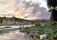 River Seine at Bougival c1870. Artist: Claude Monet