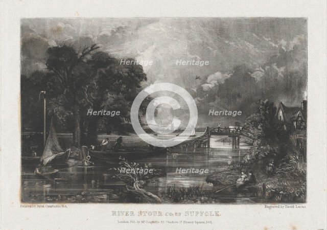 River Stour, 1831. Creator: David Lucas.
