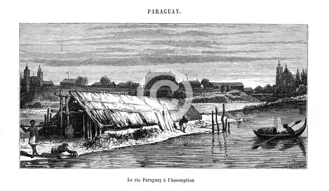 River Paraguay, South America, 19th century. Artist: Unknown