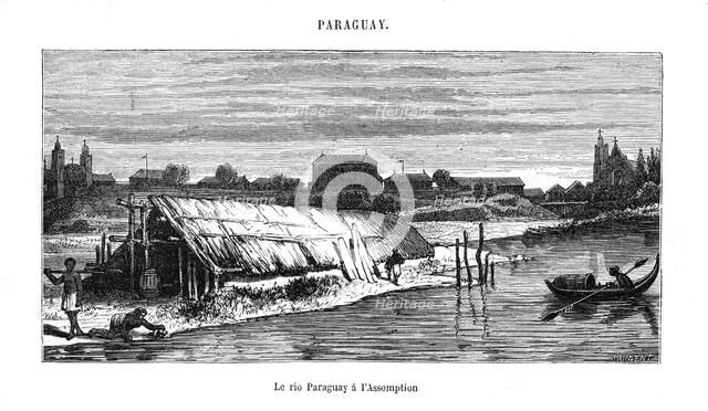 River Paraguay, South America, 19th century. Artist: Unknown