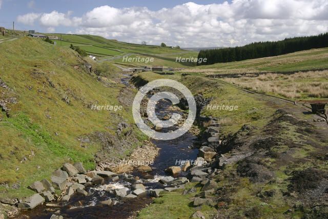River Wear, North of England Lead Mining Museum, Killhope, Weardale, Durham.