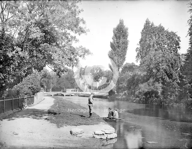 River Windrush, Bourton-on-the-Water, Gloucestershire, 1895. Artist: Henry Taunt
