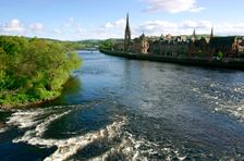 River Tay and Perth, Scotland. Creator: Peter Thompson