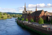 River Tay and Perth, Scotland. Creator: Peter Thompson