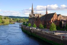 River Tay and Perth, Scotland. Creator: Peter Thompson