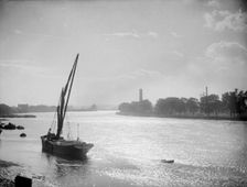 River Thames, Hammersmith, London, c1860-1922. Artist: Henry Taunt
