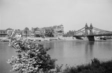 River Thames, Hammersmith, London, c1945-1965. Artist: SW Rawlings