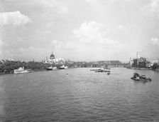 River Thames, London, c1955. Creator: Arthur Charles Kirby Ware