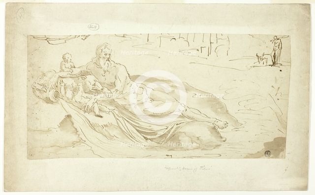 River Tiber, with Romulus and Remus, n.d. Creator: Unknown.