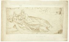 River Tiber, with Romulus and Remus, n.d. Creator: Unknown