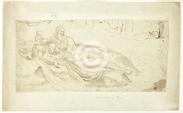 River Tiber, with Romulus and Remus, n.d. Creator: Unknown.