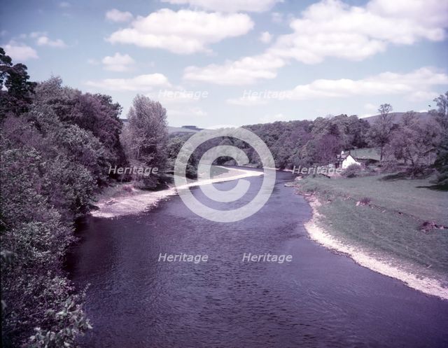 River Tweed near Melrose, The Borders, Scotland, c1955.  Creator: Arthur Charles Kirby Ware.