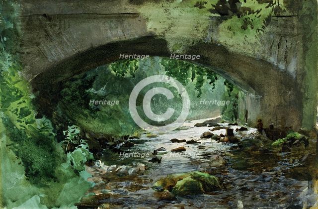 River under Old Stone Bridge.
