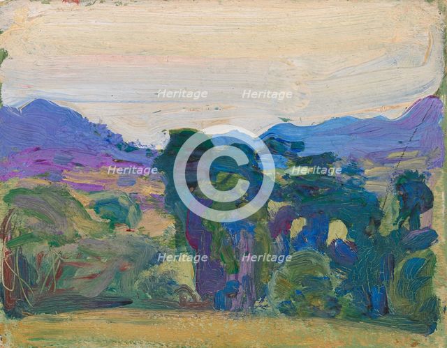 River Valley, 1909. Creator: Akseli Gallen-Kallela.