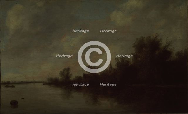 River view, 1631. Artist: Ruisdael, Salomon Jacobsz, van (1600/3-1670)