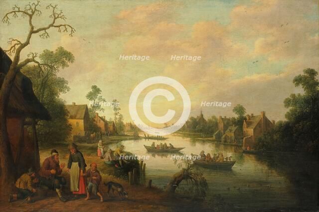 River View, 1650. Creator: Joost Cornelisz Droochsloot.