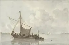 River view, 1786-1850. Creator: Gerrit Lamberts
