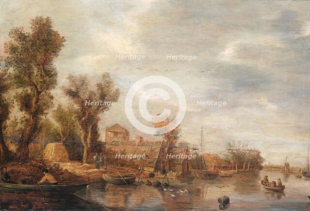 River View, after c.1630. Creator: Follower of Jan van Goyen.